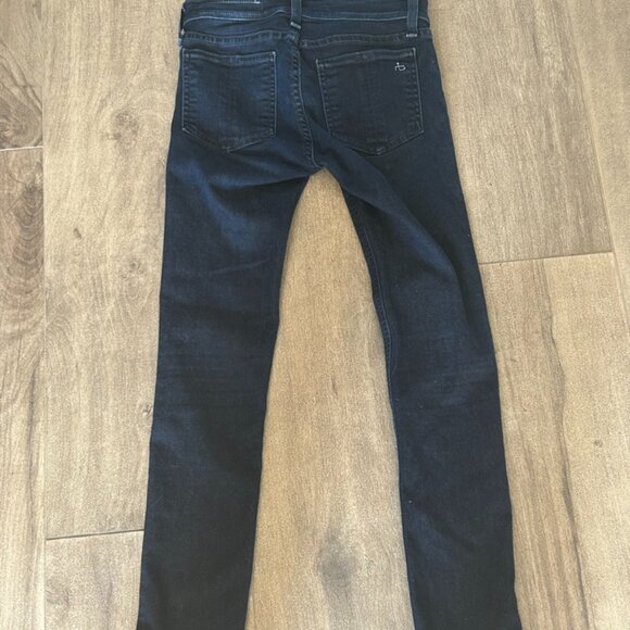 rag & bone Lynnwood Capri Dark Denim Jeans Size 23 - Picture 3 of 4
